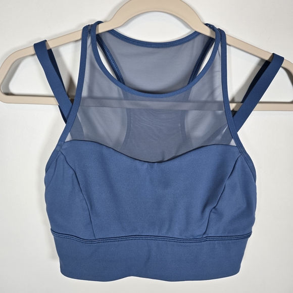 lululemon athletica Other - Lululemon Sun Setter Strappy Sports Bra Royal Blue Size‎ 6? See Measurements